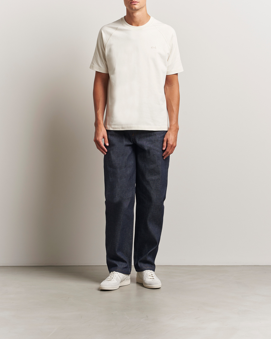 Herren | T-Shirts | AMI | Signature Logo T-Shirt Ivory