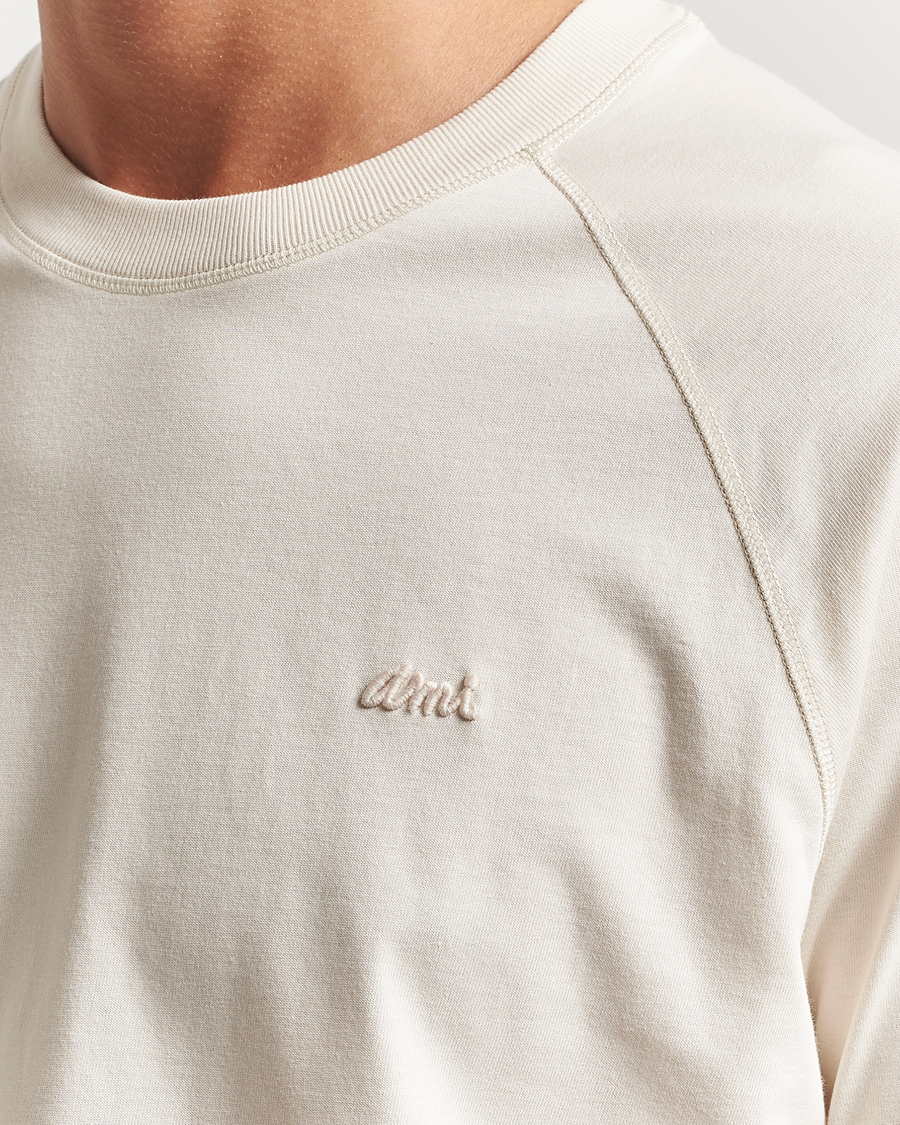 Herren | T-Shirts | AMI | Signature Logo T-Shirt Ivory