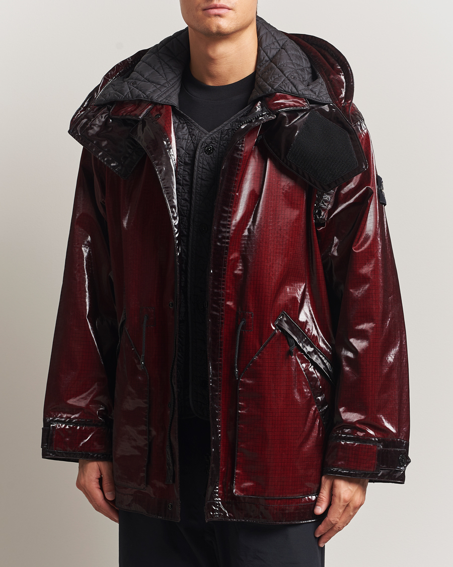 Herren | Jacken | Stone Island | Short Ripstop Detachable Inner Parka Burgundy