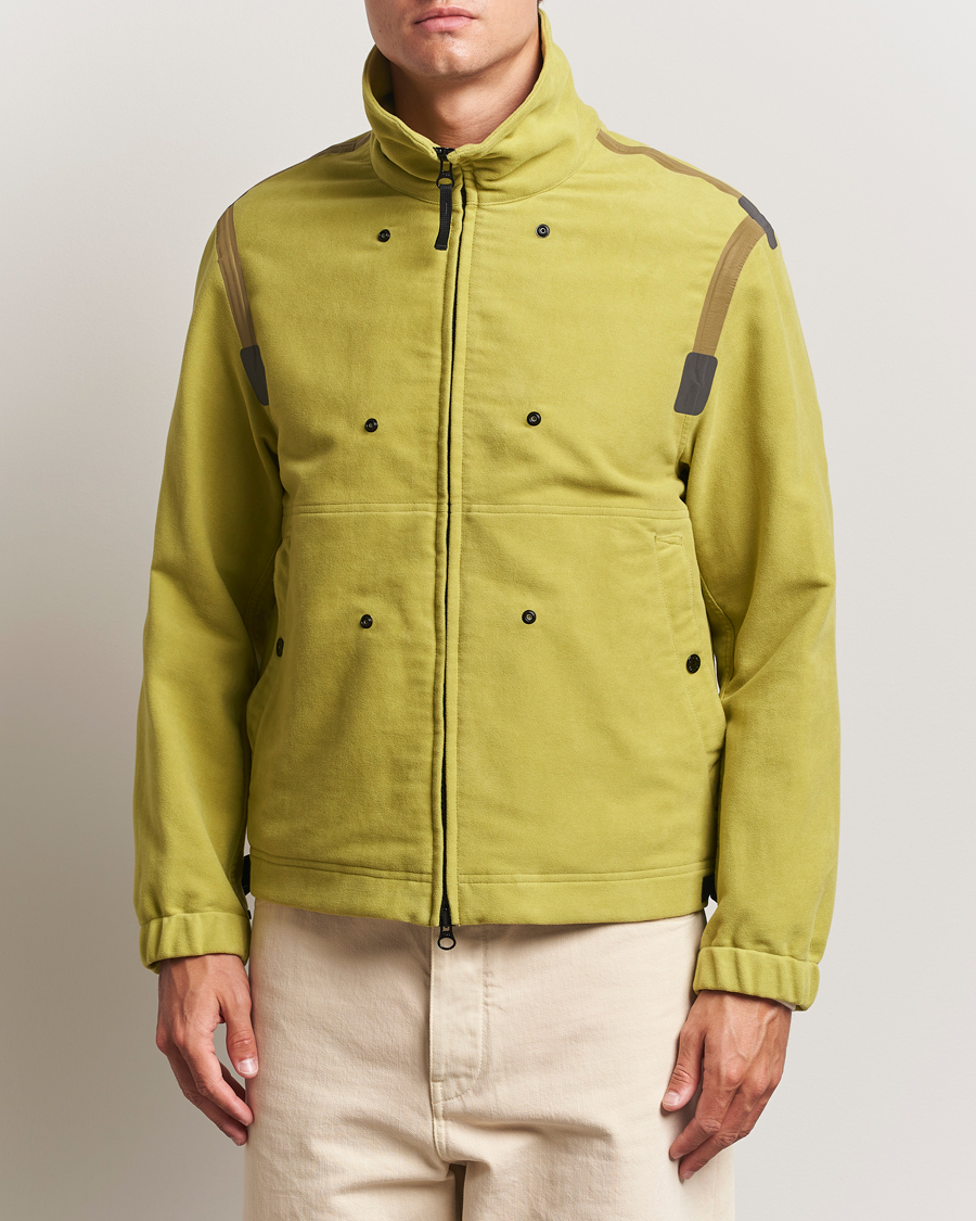 Herren | Jacken | Stone Island | Translusent Cover Moleskin Short Parka Green