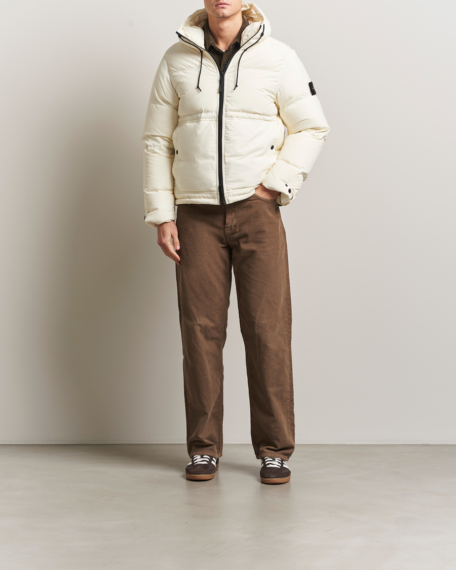 Herren | Jacken | Stone Island | Ripstop Cordura Padded Down Parka Ivory