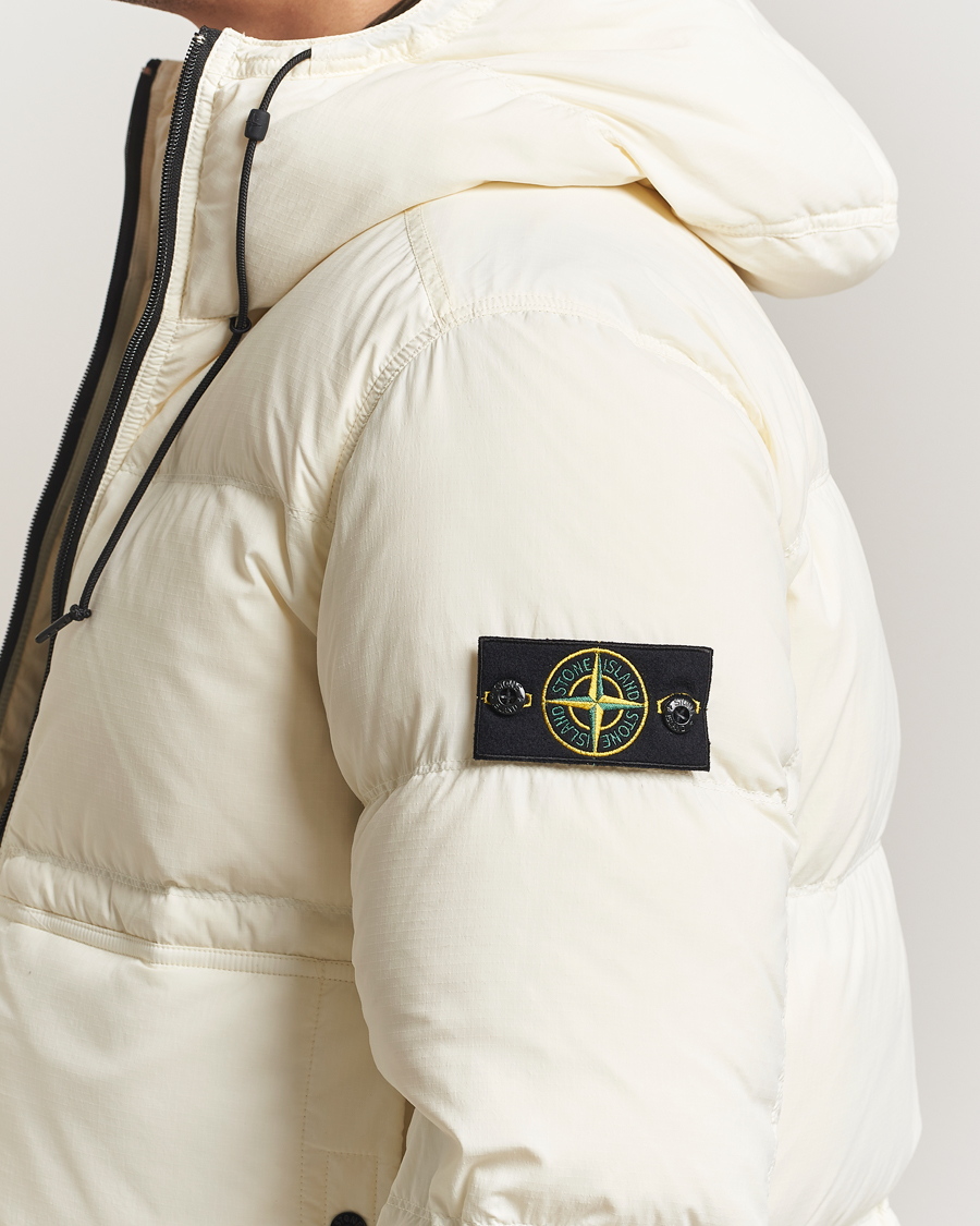 Herren | Jacken | Stone Island | Ripstop Cordura Padded Down Parka Ivory