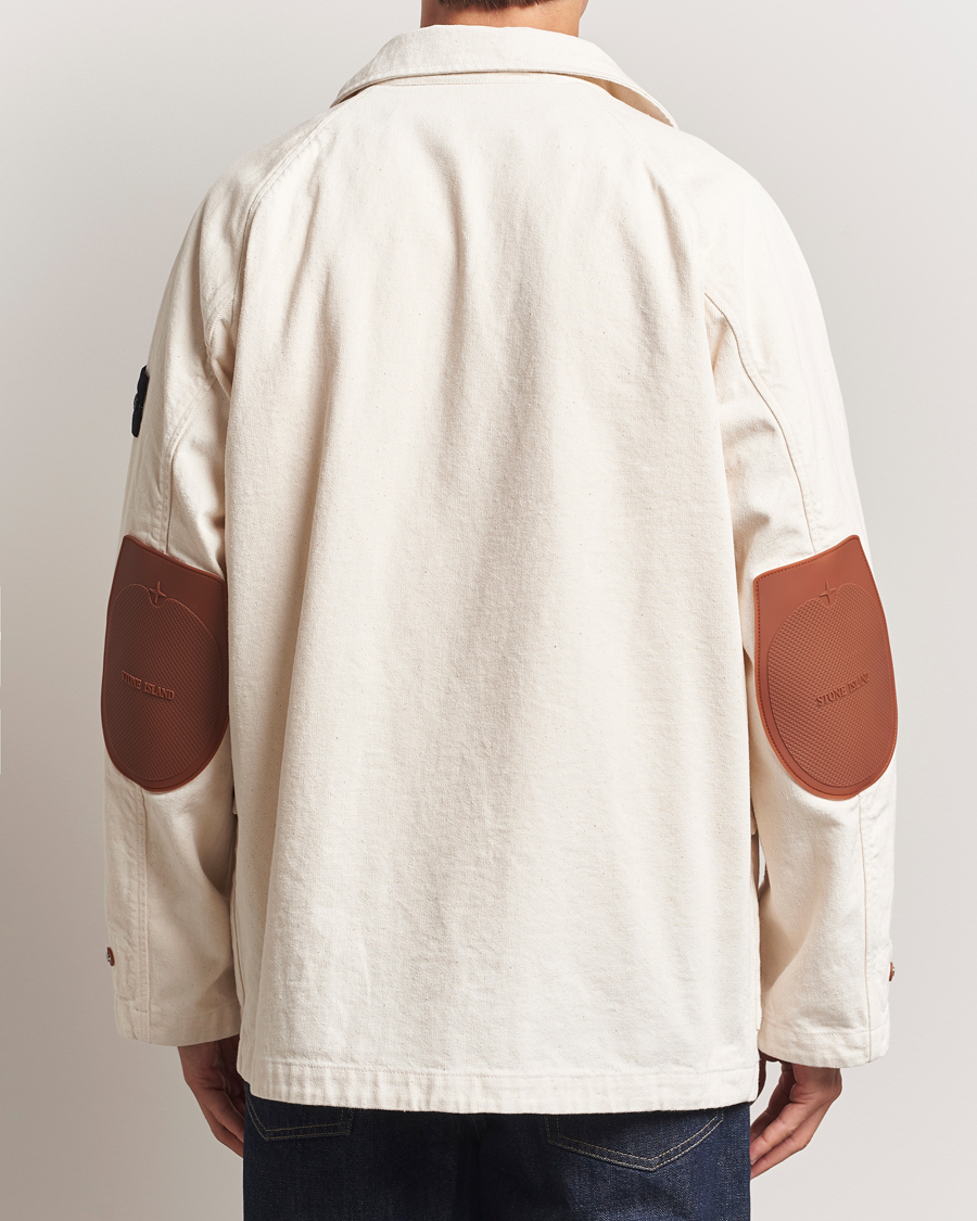 Herren | Jacken | Stone Island | RAW Cotton Gabardine Jacket Ivory