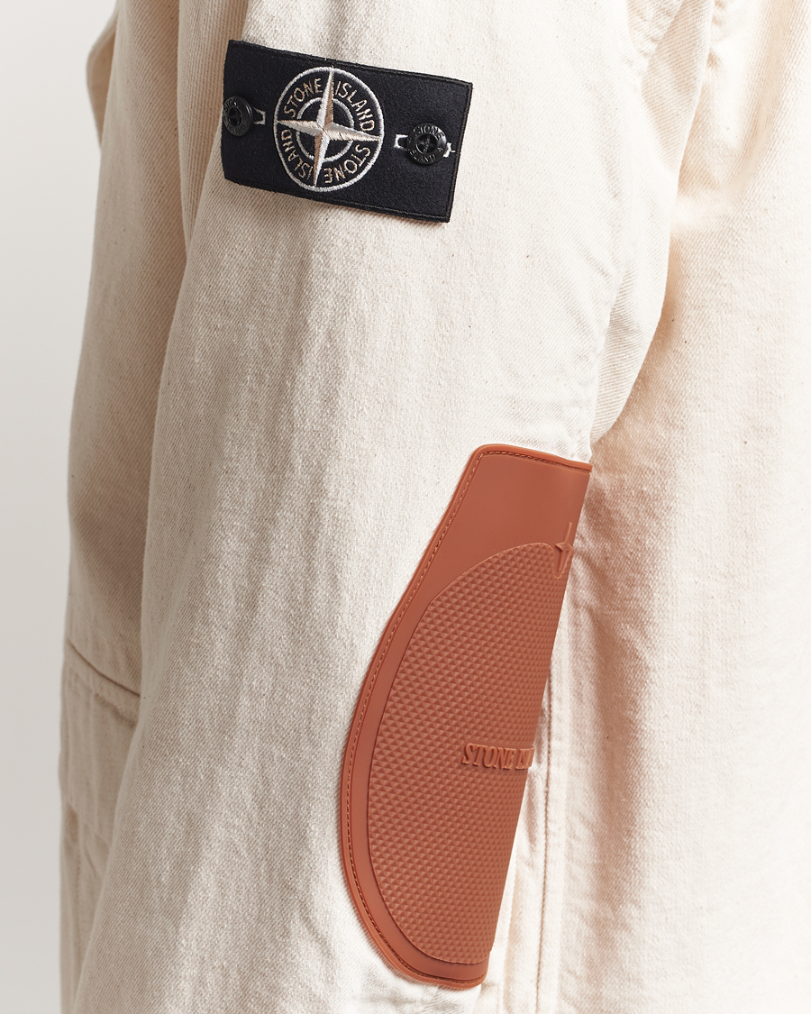 Herren | Jacken | Stone Island | RAW Cotton Gabardine Jacket Ivory
