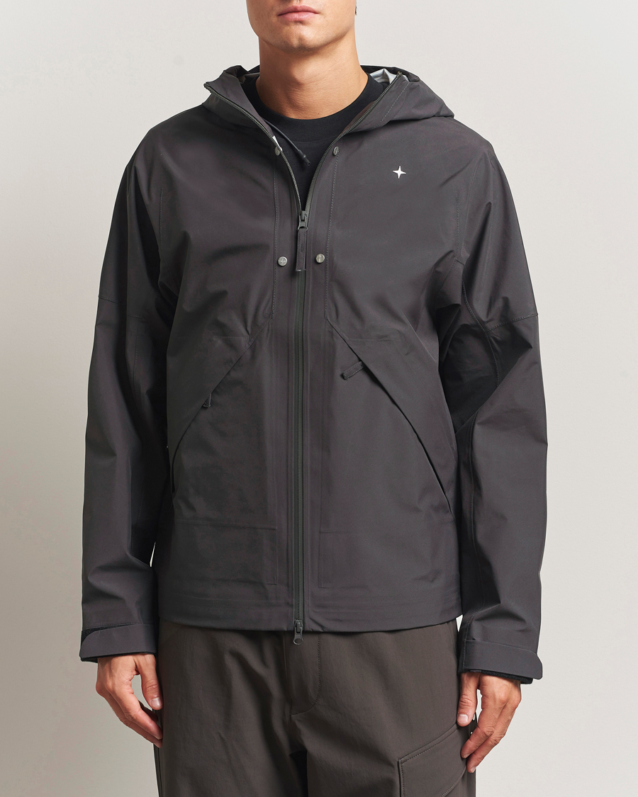Herren | Jacken | Stone Island | Stellina 3L Gore-Tex Hooded Jacket Lead Grey