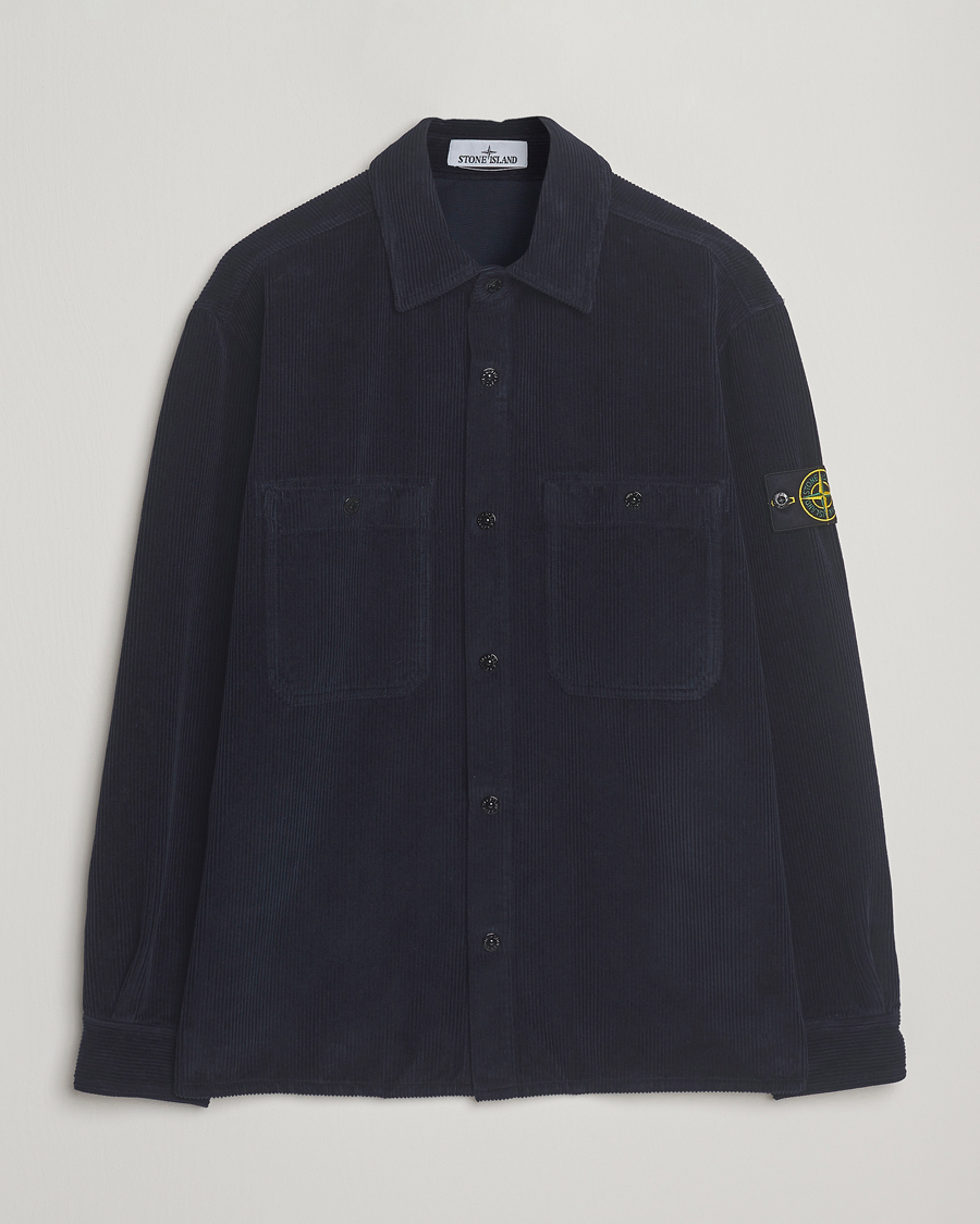 Herren | Hemden | Stone Island | Organic Cotton Cord Overshirt Navy