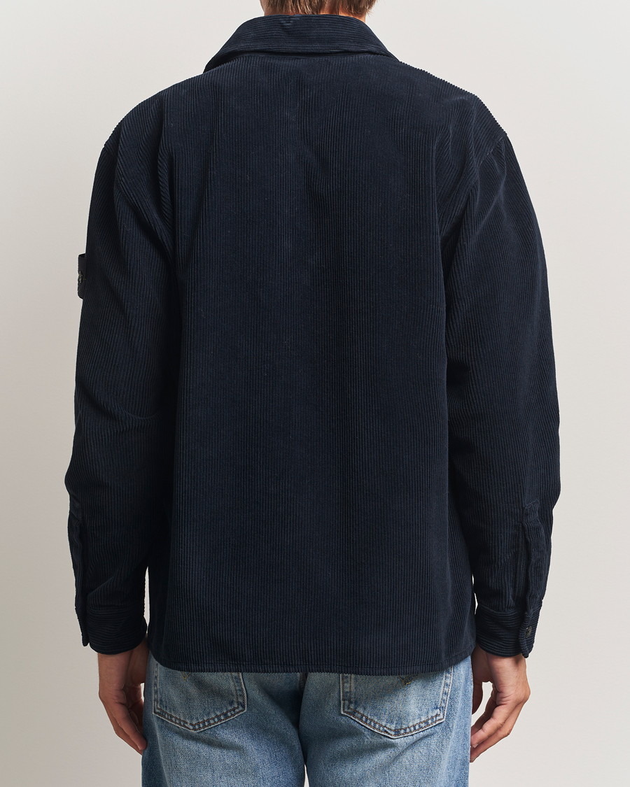 Herren | Hemden | Stone Island | Organic Cotton Cord Overshirt Navy