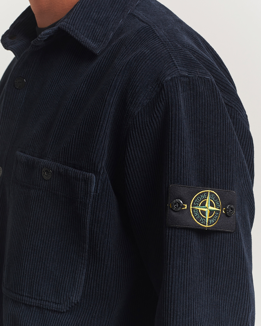 Herren | Hemden | Stone Island | Organic Cotton Cord Overshirt Navy