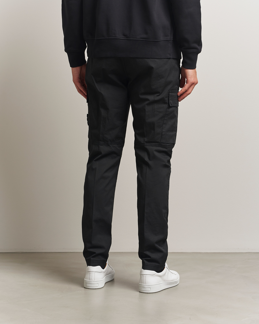 Herren | Hosen | Stone Island | Supima Cotton Stretch Cargo Trousers Black