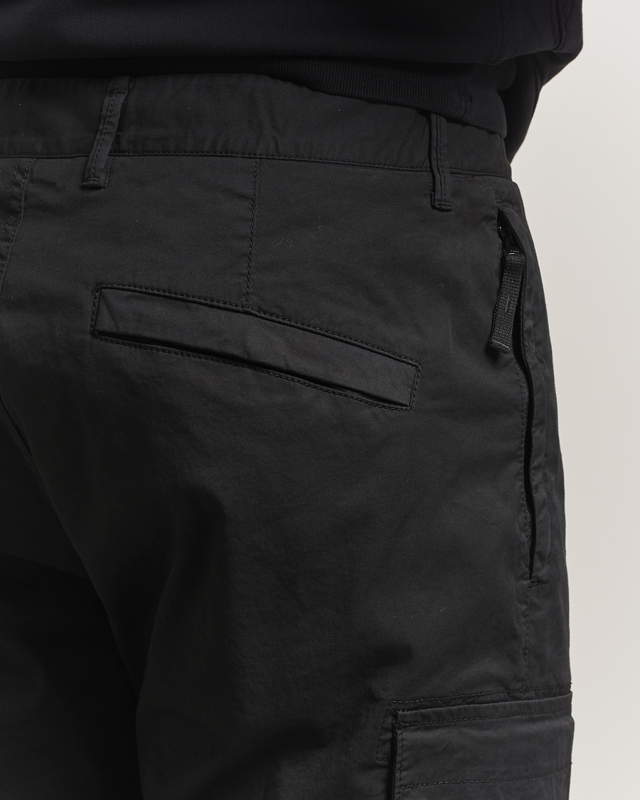 Herren | Hosen | Stone Island | Supima Cotton Stretch Cargo Trousers Black