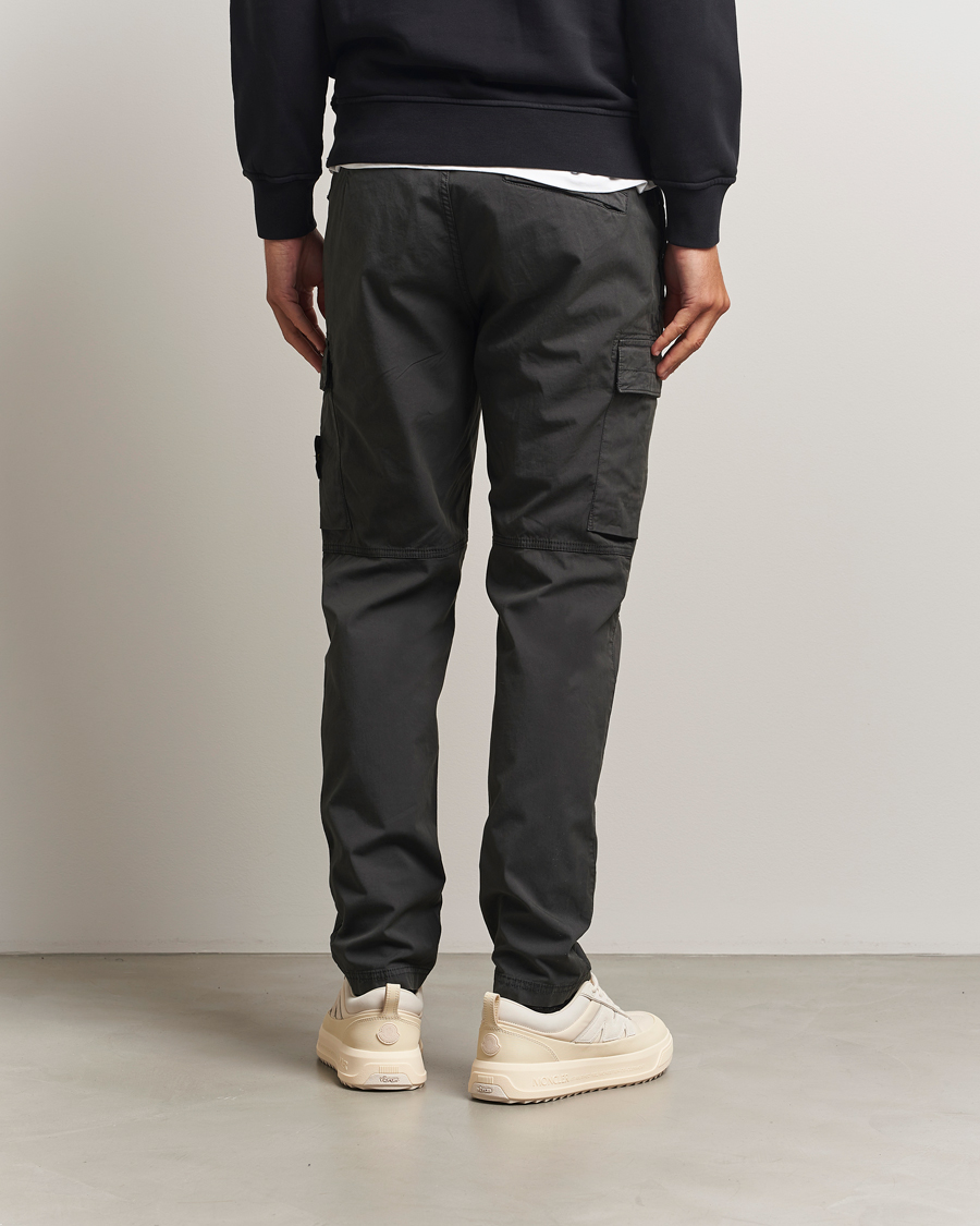 Herren | Hosen | Stone Island | Supima Cotton Stretch Cargo Trousers Lead Grey
