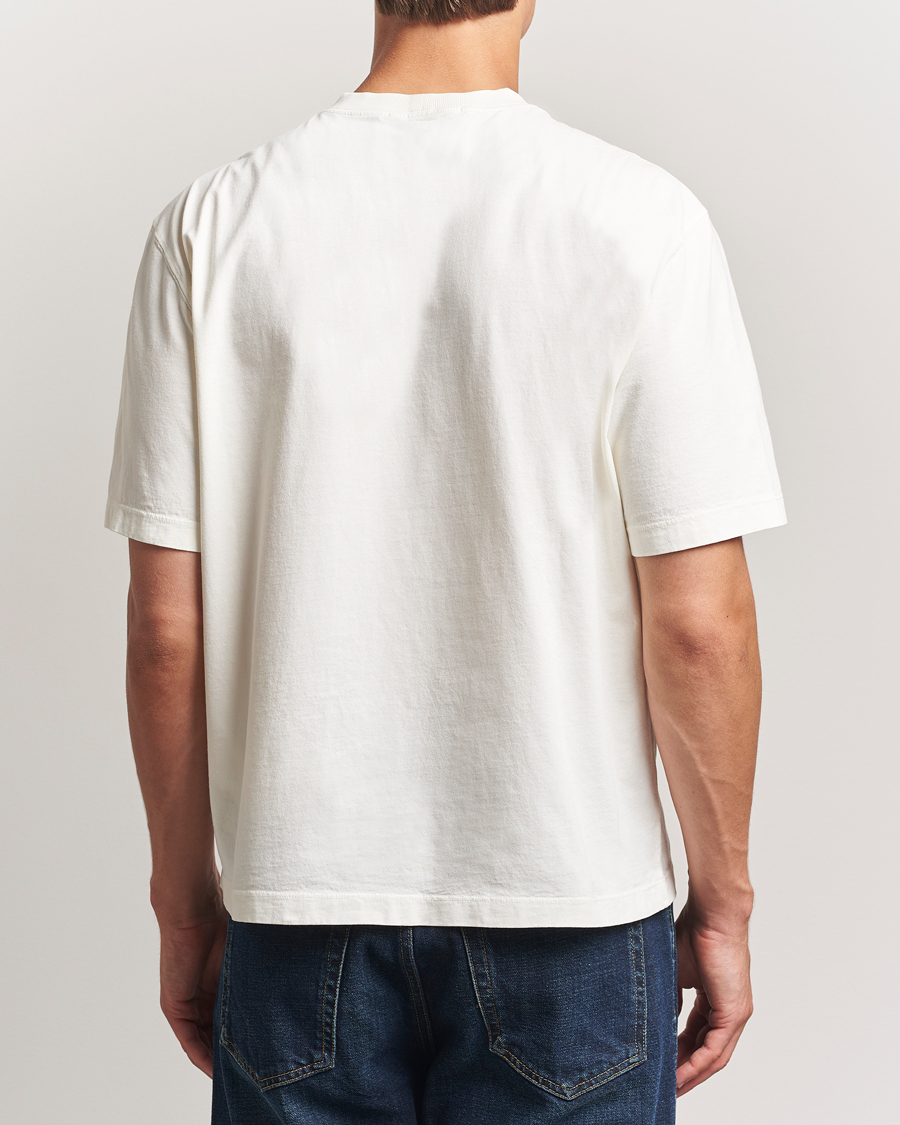 Herren | T-Shirts | Stone Island | Combed Organic Cotton T-Shirt Ivory