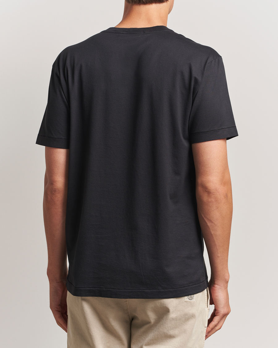 Herren | T-Shirts | Stone Island | Garment Dyed Cotton Jersey T-Shirt Black