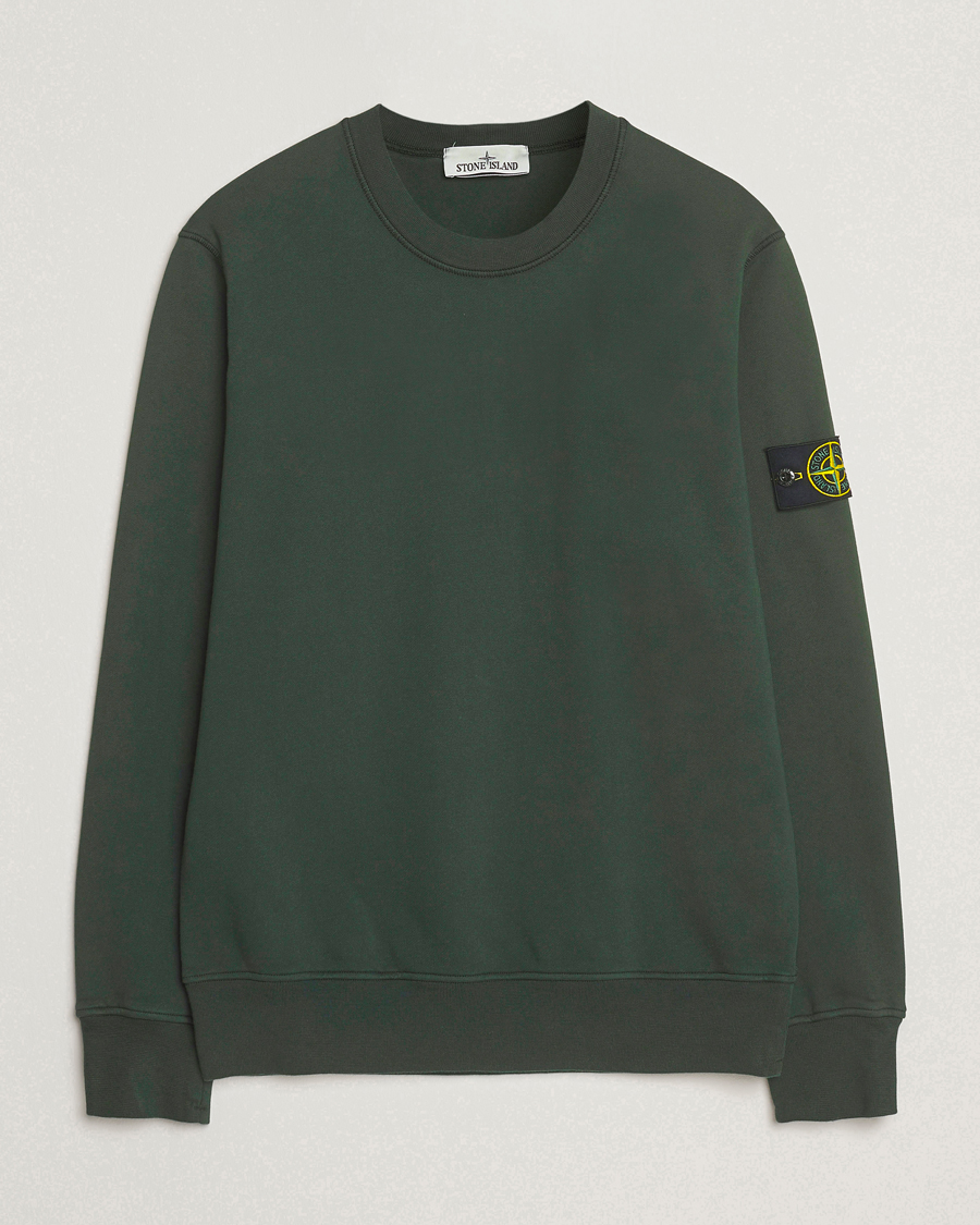 Herren | Pullover | Stone Island | Garment Dyed Fleece Sweatshirt Juniper