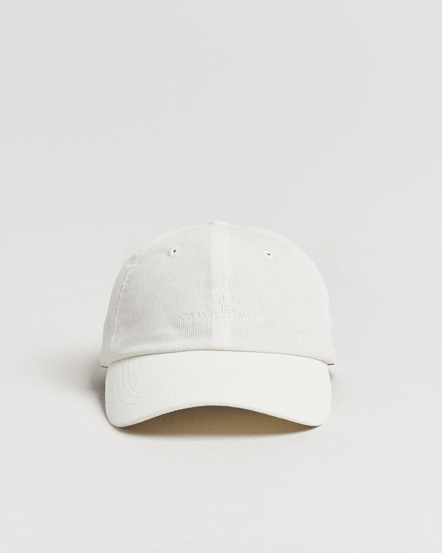 Herren | Hüte & Mützen | Stone Island | Micro Cord Cotton Cap Ivory