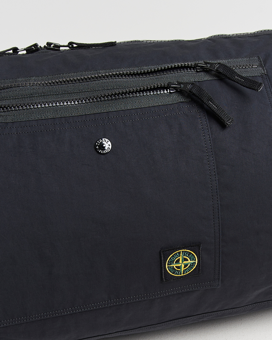 Herren | Taschen | Stone Island | Aluminum Tela Cotton Ripstop Weekendbag Black