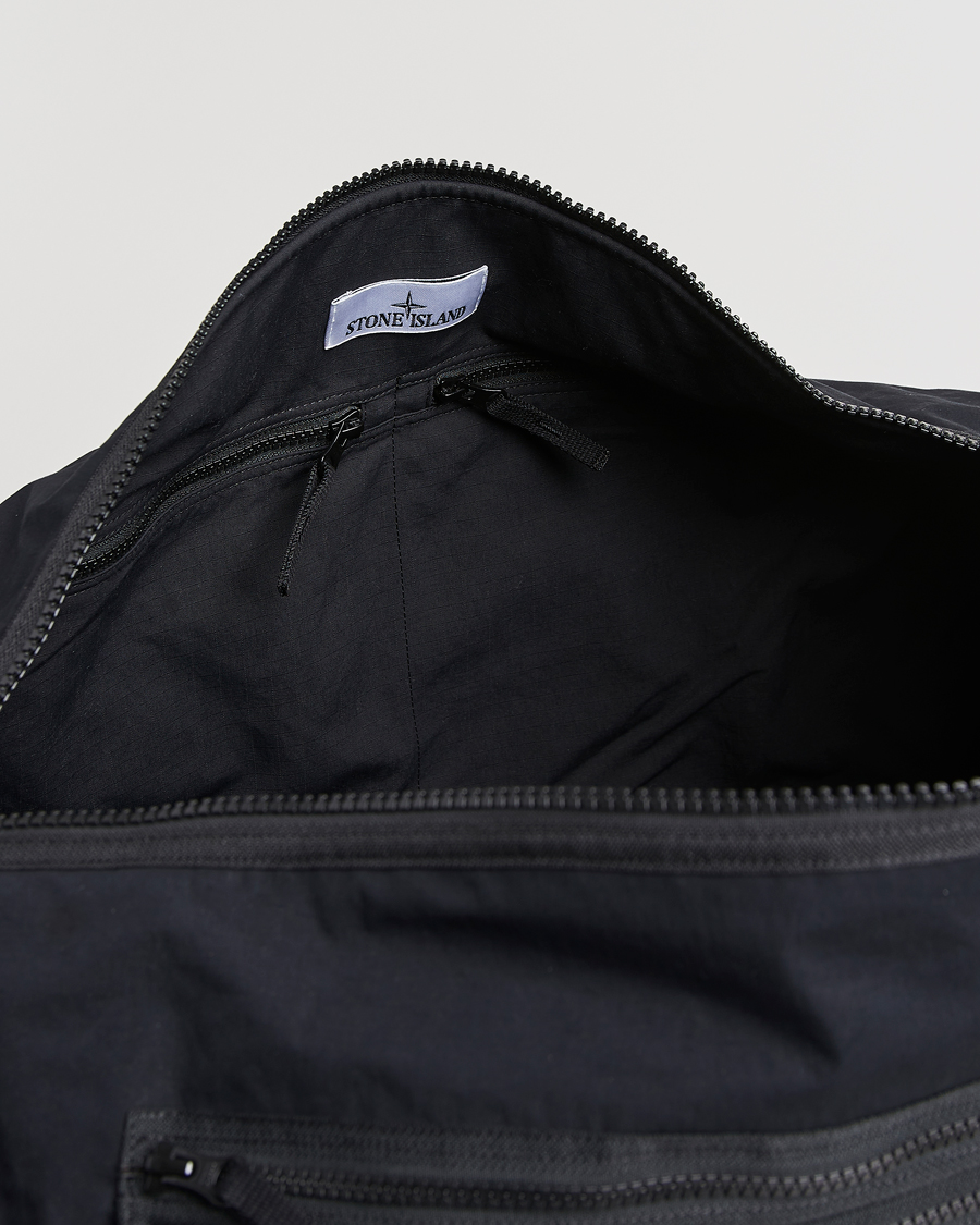 Herren | Taschen | Stone Island | Aluminum Tela Cotton Ripstop Weekendbag Black