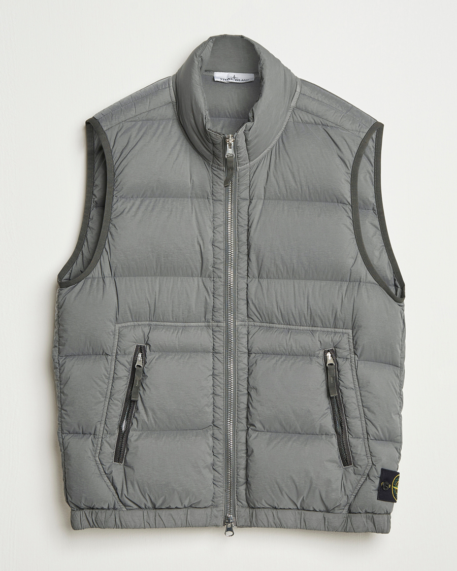 Herren | Jacken | Stone Island | Seamless Tunnel Nylon Down Vest Cement