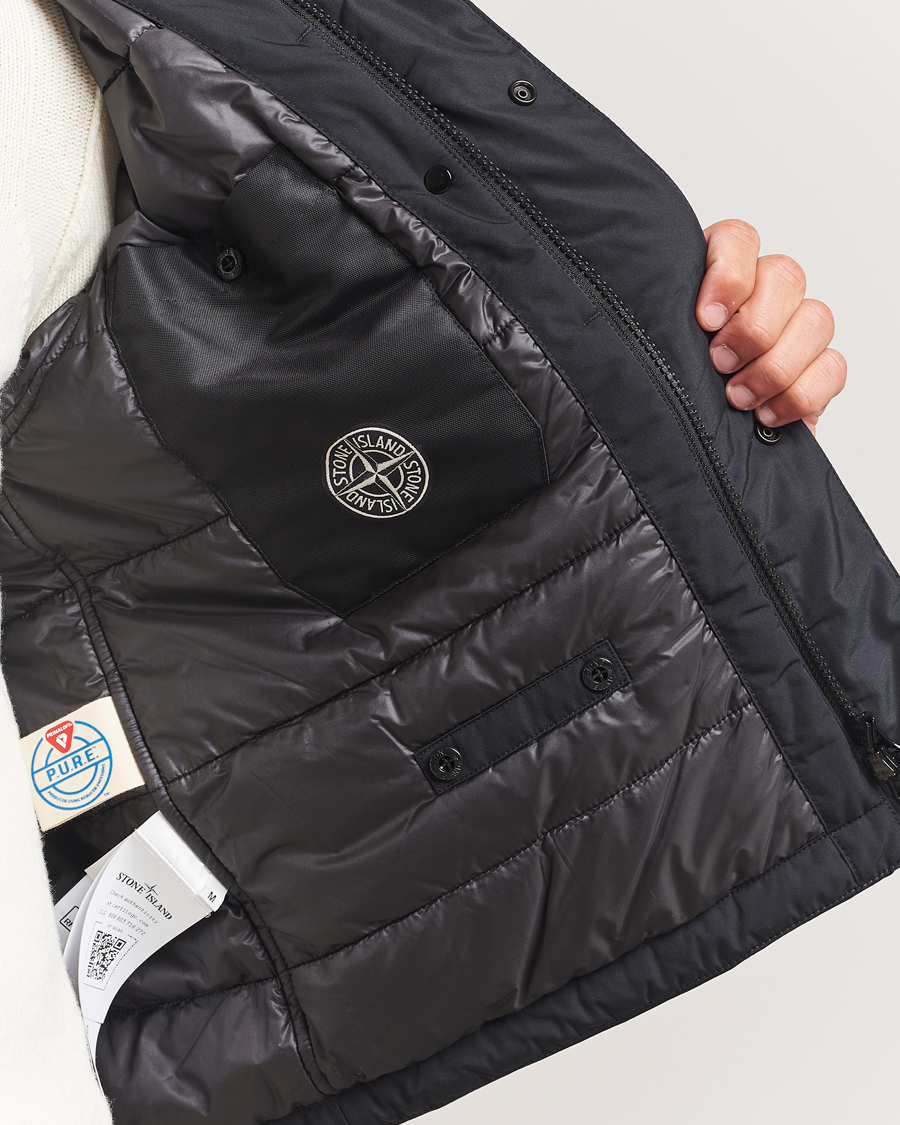 Herren | Jacken | Stone Island | Micro Twill Padded Jacket Black
