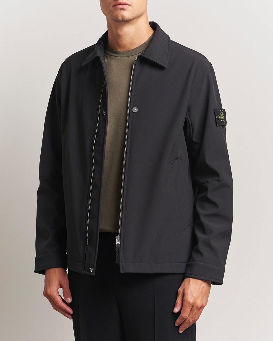 Herren | Jacken | Stone Island | Soft Shell Shirt Jacket Black