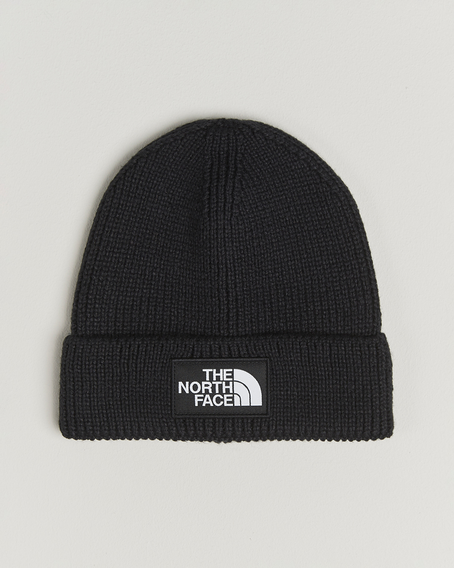 Herren | The North Face Logo Box Cuffed Beanie Black | The North Face | Logo Box Cuffed Beanie Black