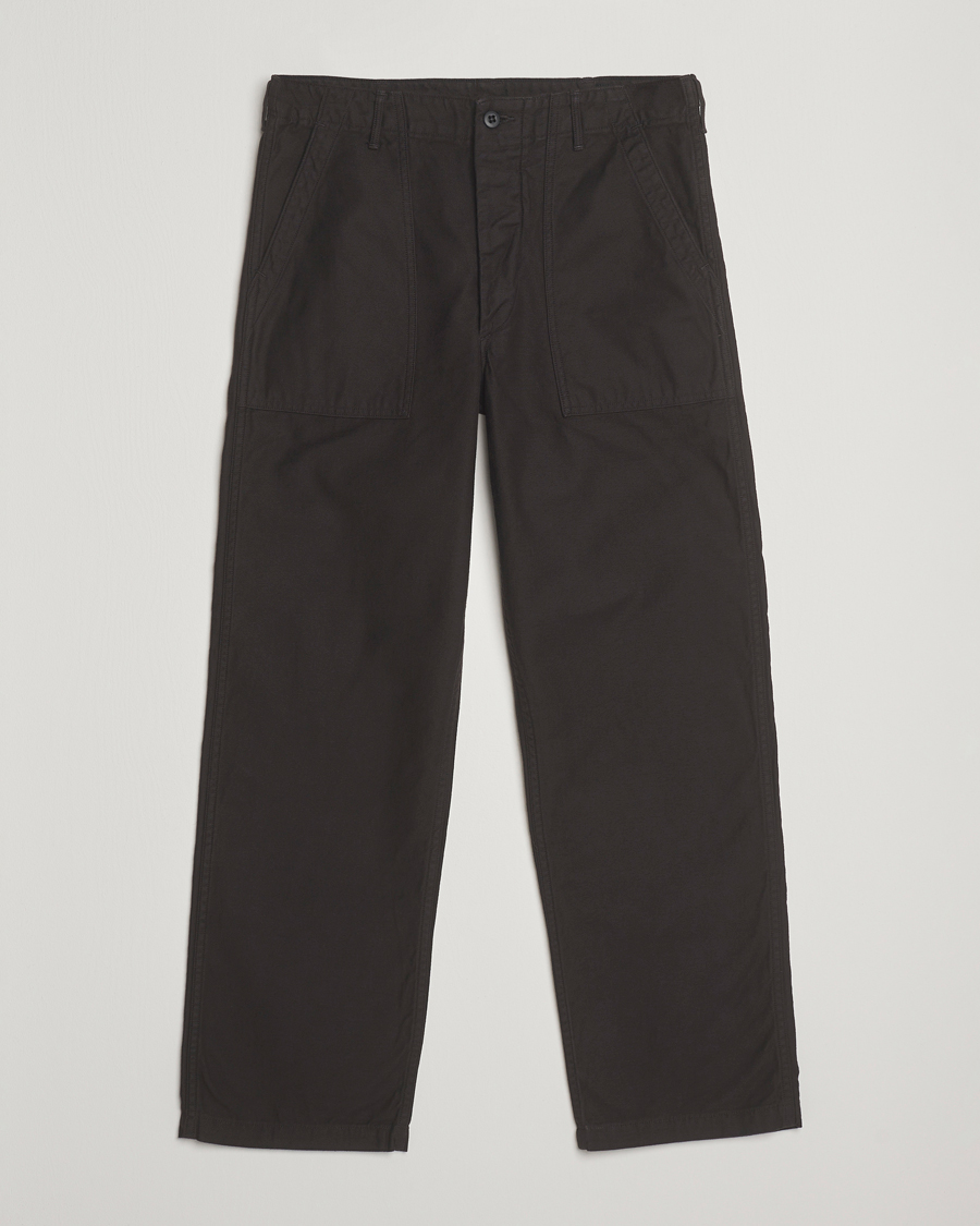 Herren | Hosen | orSlow | Regular Fit Original Sateen Fatigue Pants Black
