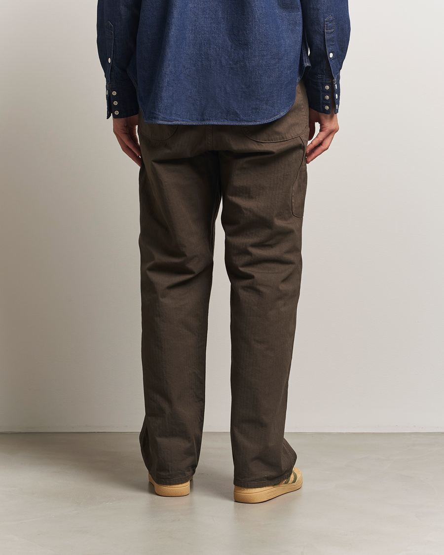 Herren | Hosen | orSlow | Wide Fit French Work Pants Coffee Brown