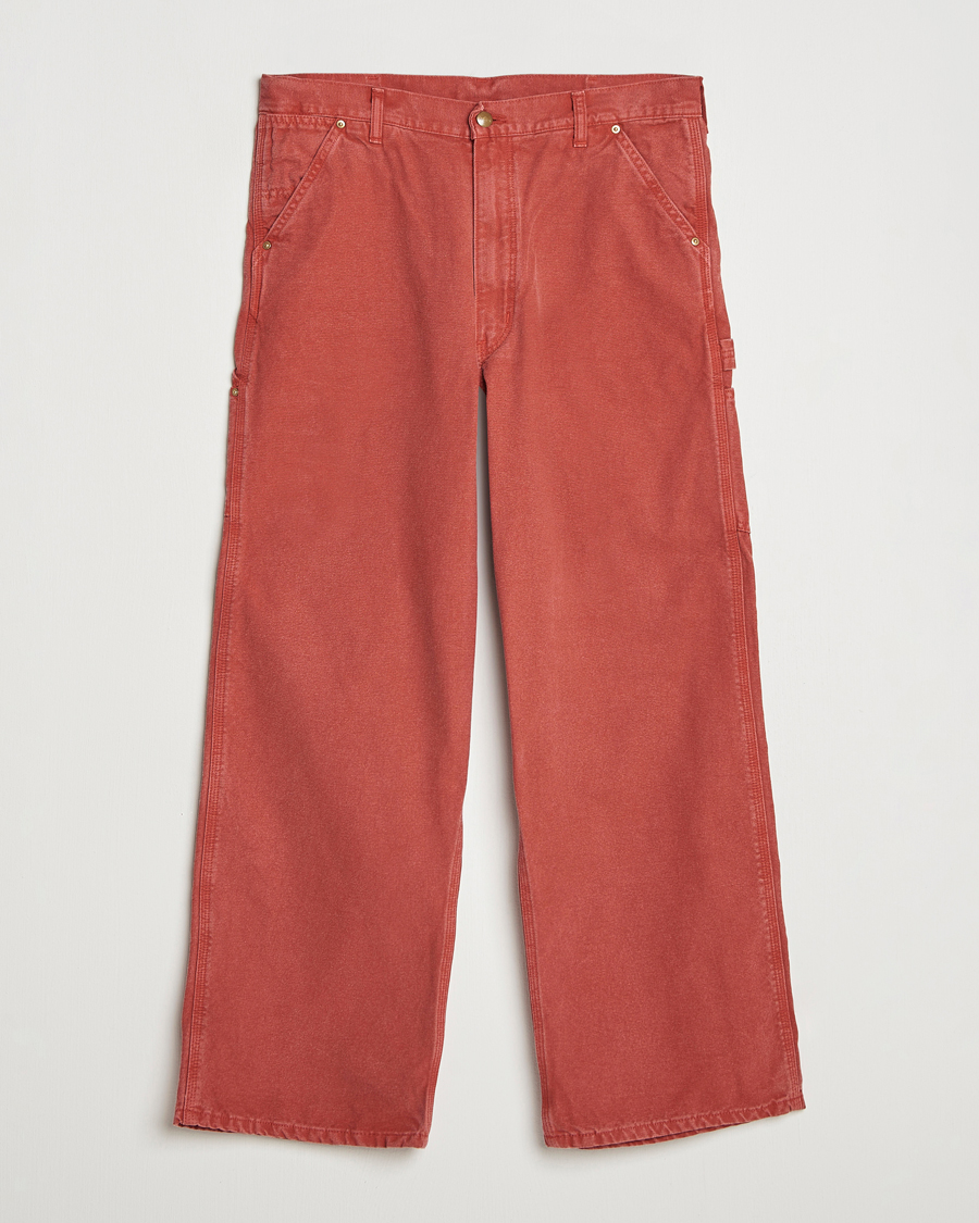Herren | Hosen | orSlow | Dad Fit Oxford Painter Pants Red