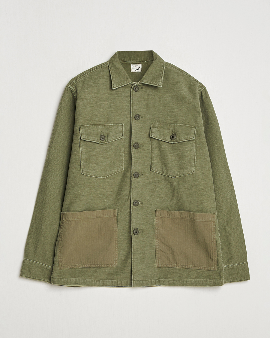Herren | Hemden | orSlow | 4 Pockets US Army Shirt Dark Olive