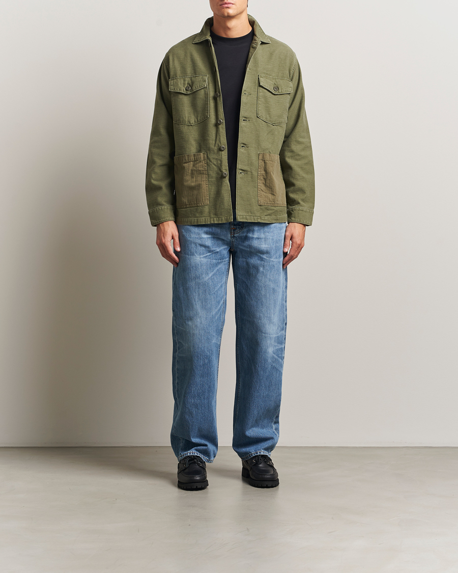 Herren | Hemden | orSlow | 4 Pockets US Army Shirt Dark Olive