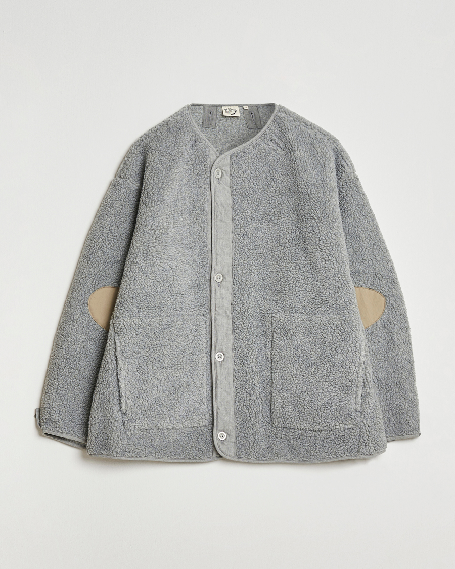 Herren | Pullover | orSlow | M-65 Tail Coat Liner Light Grey