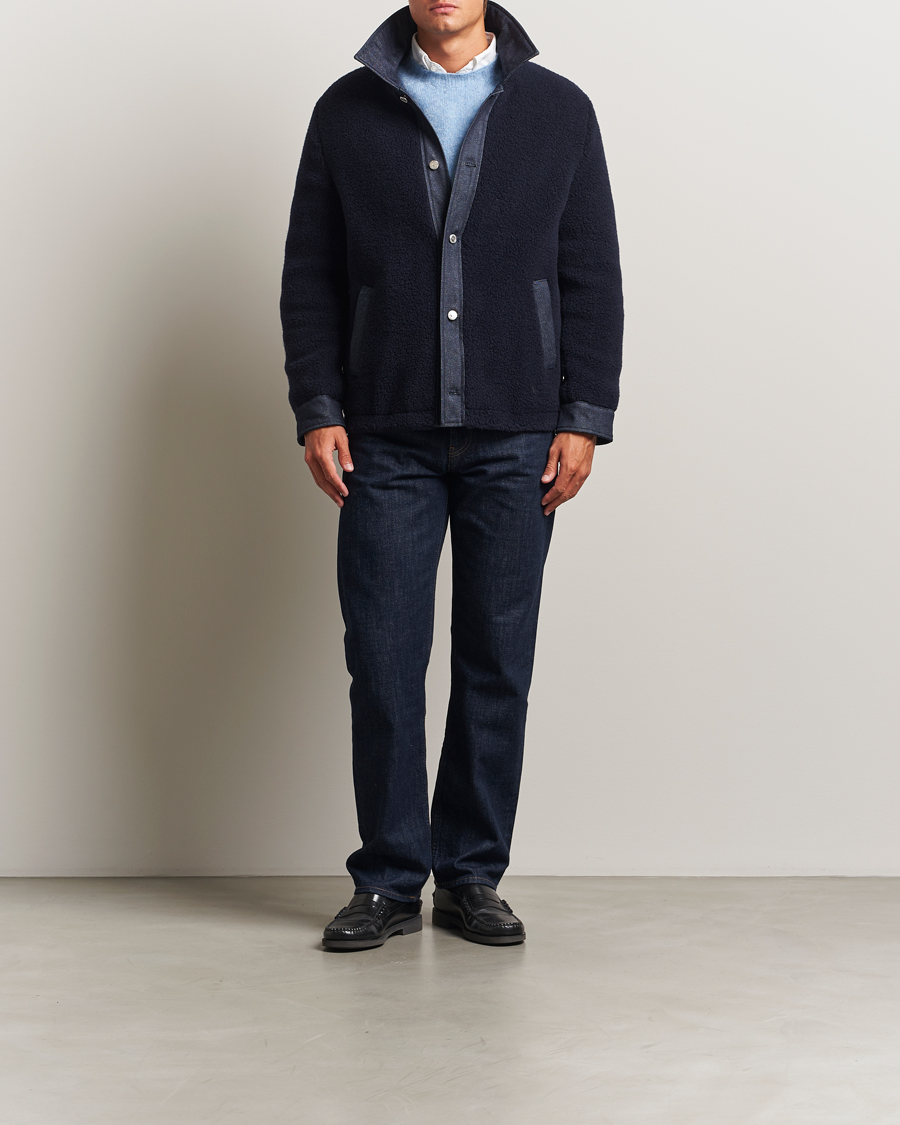 Herren | Jacken | A.P.C. | Will Wool Jacket Dark Navy