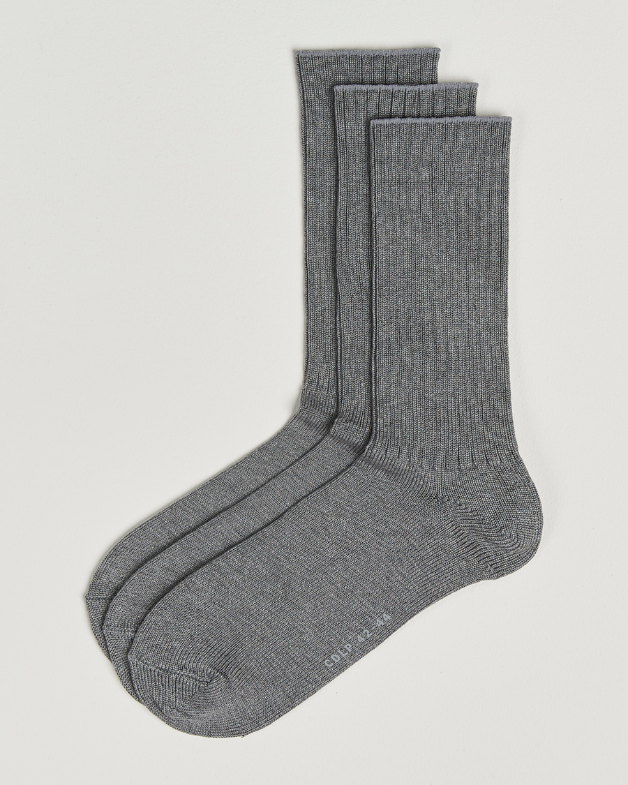 Herren | Unterwäsche | CDLP | 3-Pack Tennis Socks Grey Melange