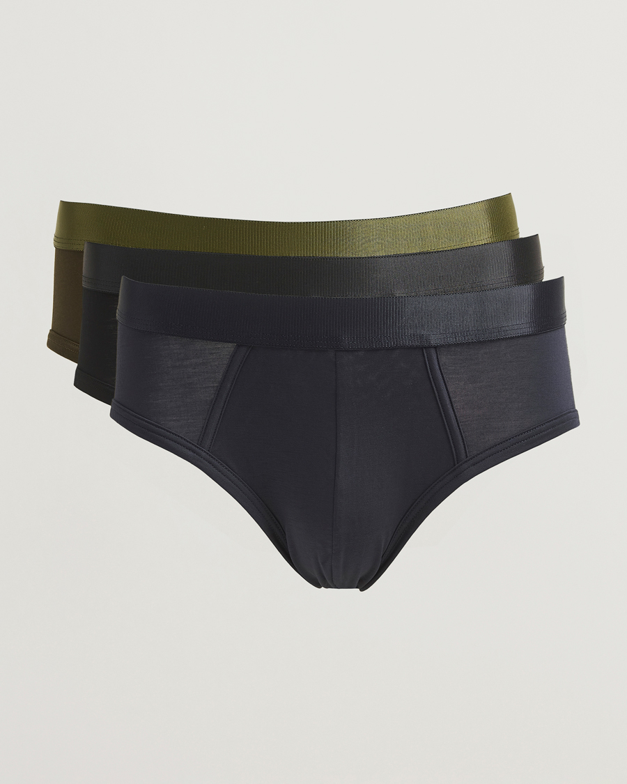 Herren | Unterwäsche | CDLP | 3-Pack Y-Brief Black/Navy/Olive