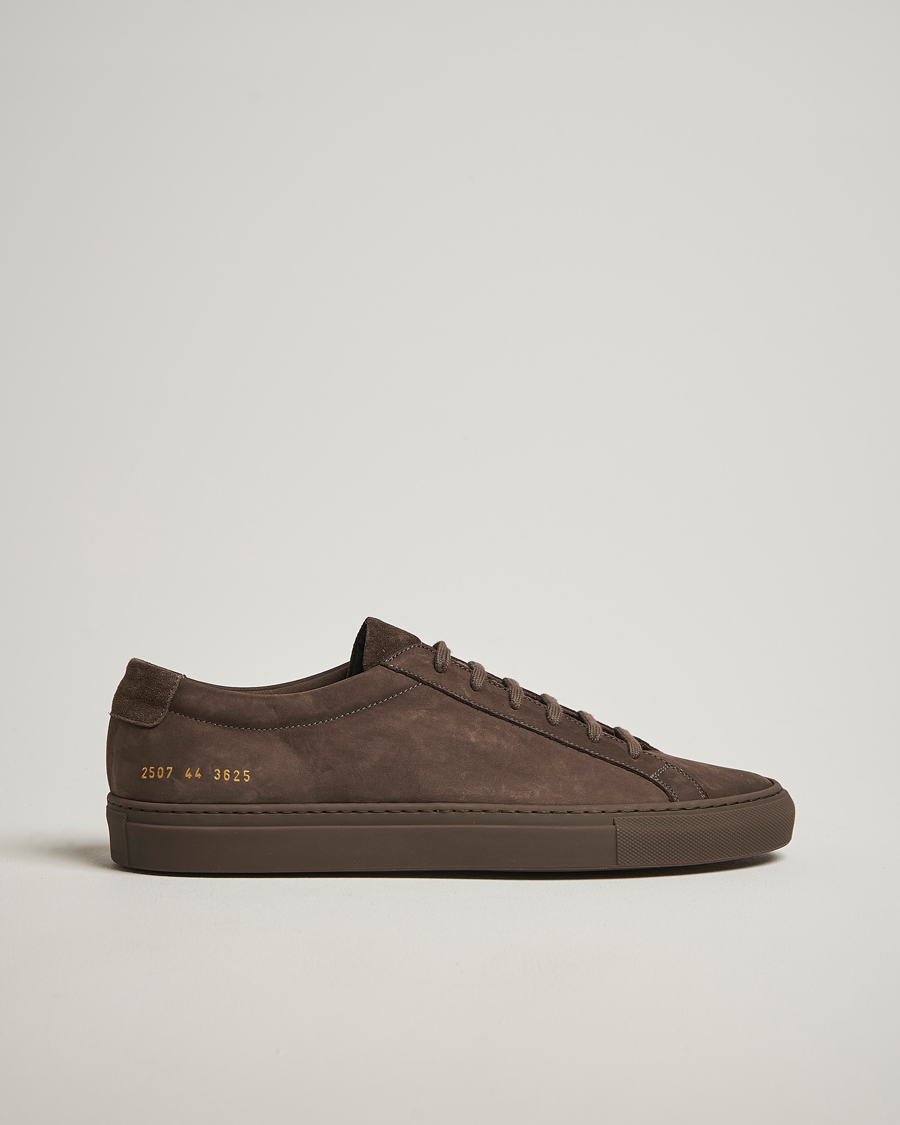 Herren | Common Projects Original Achilles Nubuck Sneaker Moka | Common Projects | Original Achilles Nubuck Sneaker Moka