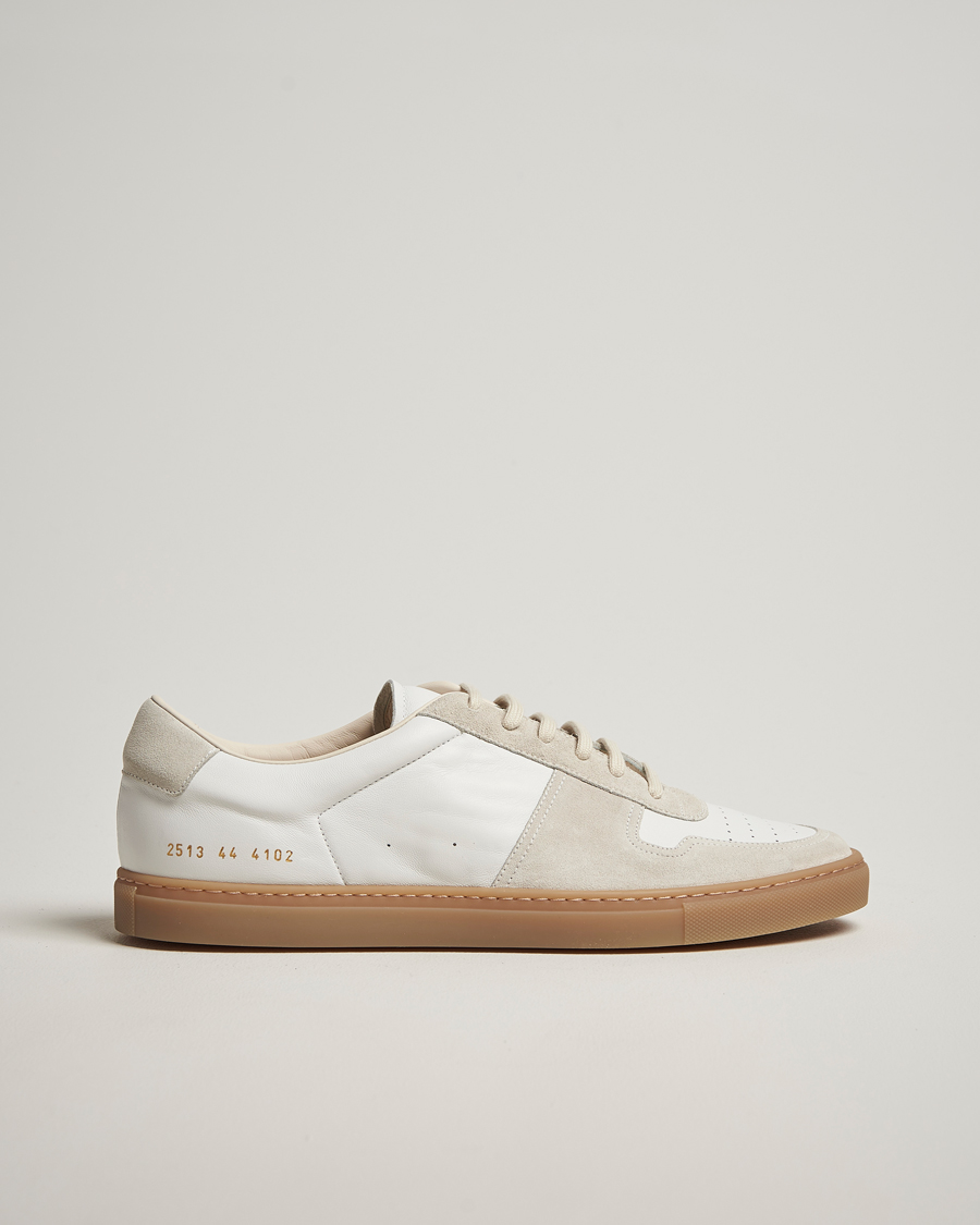 Herren | Common Projects BBall Slim Gum Sole Sneaker Off White | Common Projects | BBall Slim Gum Sole Sneaker Off White