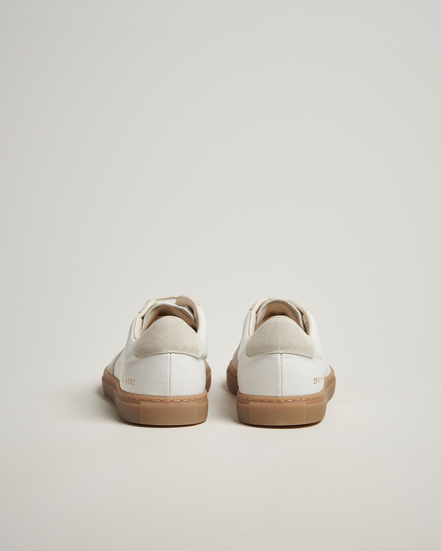 Herren | Common Projects BBall Slim Gum Sole Sneaker Off White | Common Projects | BBall Slim Gum Sole Sneaker Off White