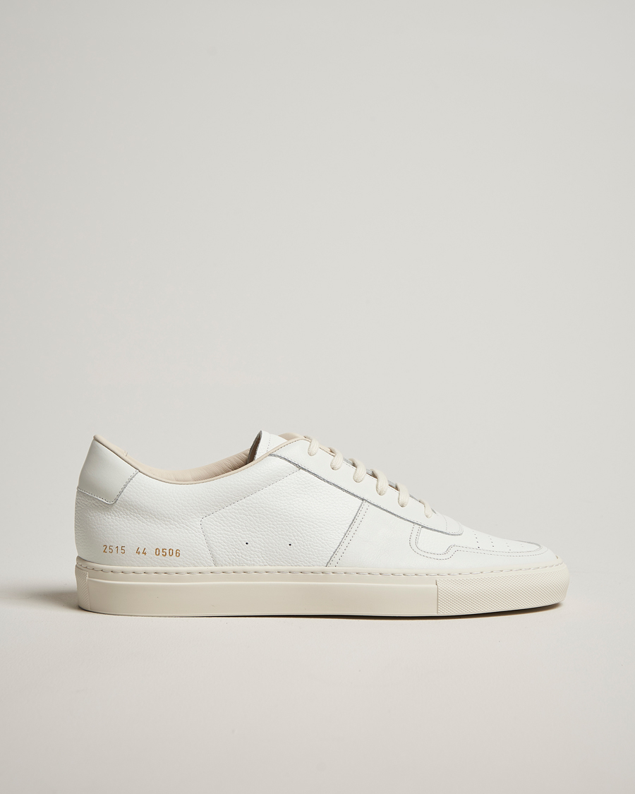 Herren | Common Projects Bball Duo Leather Sneaker White | Common Projects | Bball Duo Leather Sneaker White