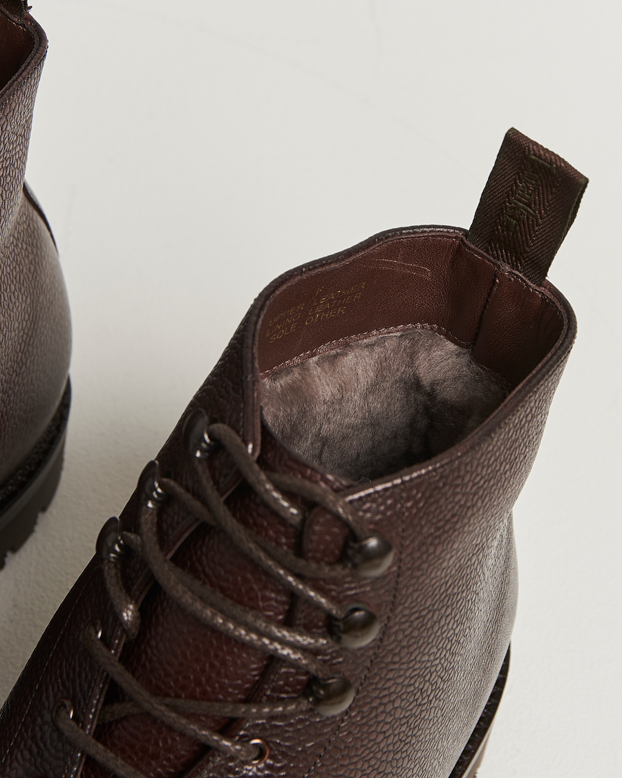 Herren | Boots | Loake 1880 | Sedbergh Sherling Boot Dark Brown