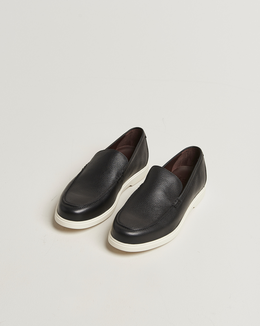 Herren | Loafer | Loake 1880 | Tuscany Grained Leather Loafers Black