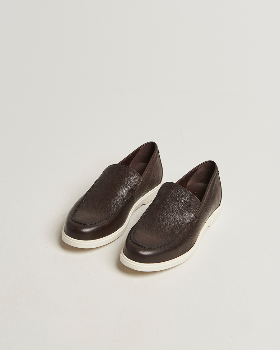 Herren | Loafer | Loake 1880 | Tuscany Grained Leather Loafers Dark Brown