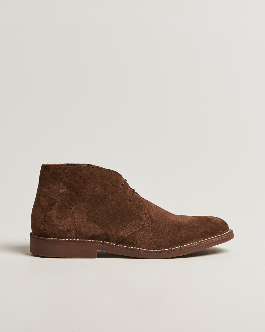 Herren | Boots | Loake Shoemakers | Sahara Suede Chukka Dark Brown