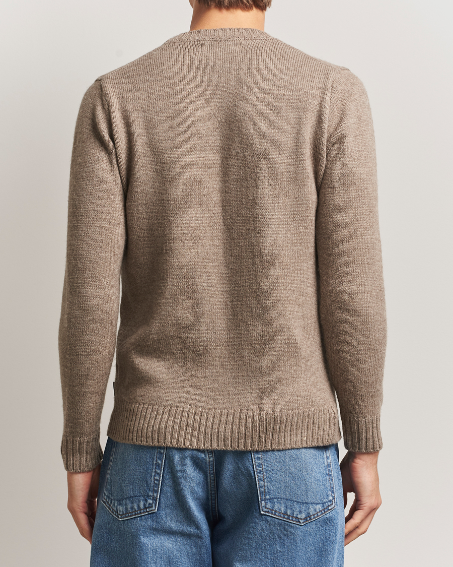 Herren | Pullover | Peregrine | Maker's Stitch Merino Crew Light Brown
