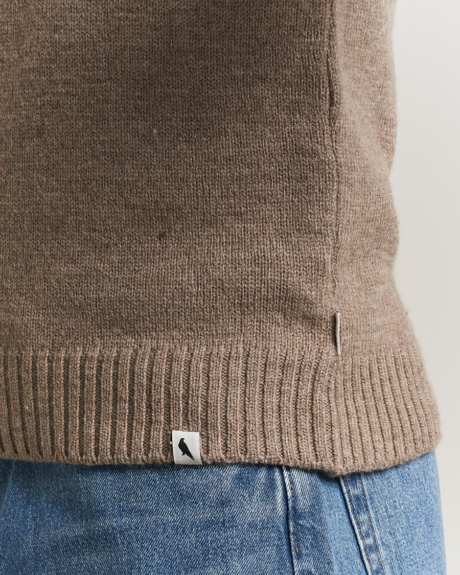 Herren | Pullover | Peregrine | Maker's Stitch Merino Crew Light Brown