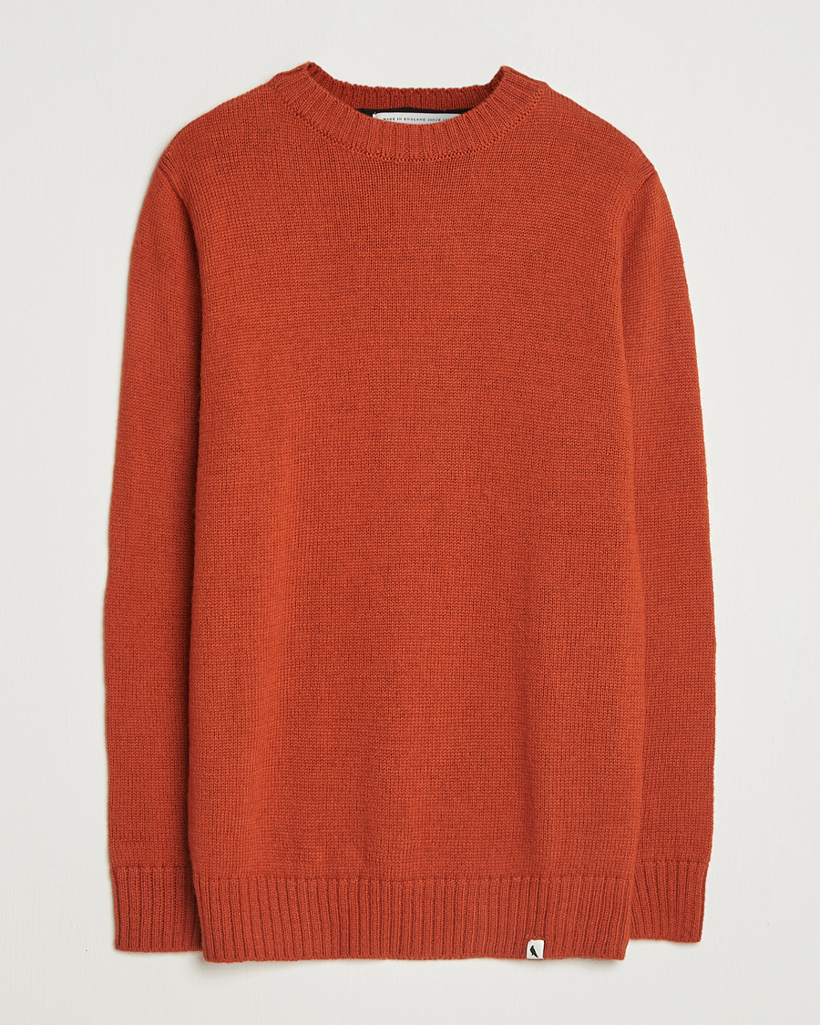 Herren | Pullover | Peregrine | Maker's Stitch Merino Crew Orange