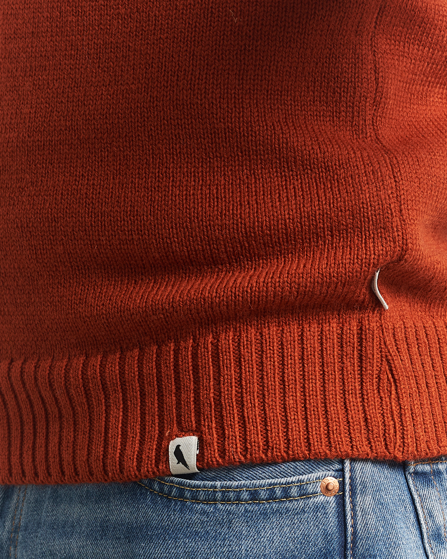 Herren | Pullover | Peregrine | Maker's Stitch Merino Crew Orange