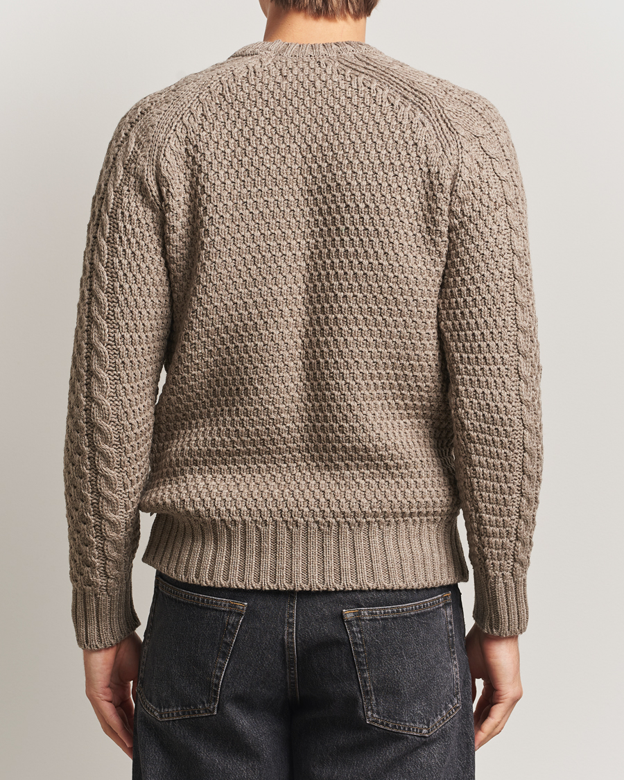 Herren | Pullover | Peregrine | Winston Merino Crew Light Brown