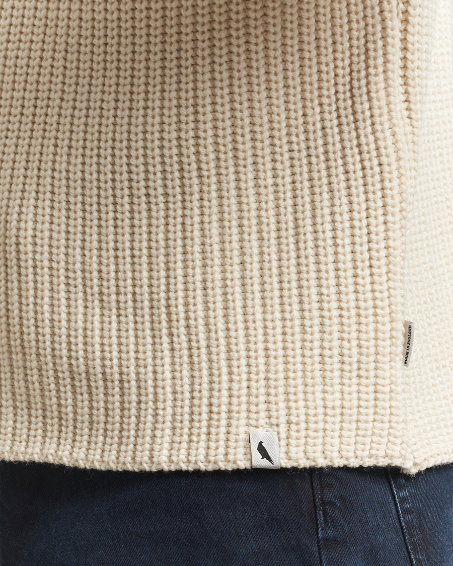 Herren | Pullover | Peregrine | Wilkinson Knitted Merino Rollneck Ecru