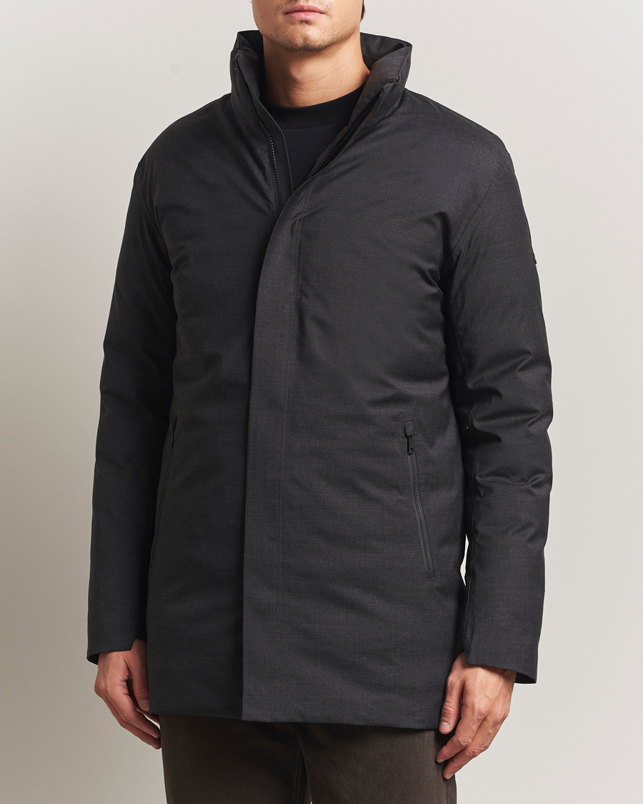 Herren | Jacken | Scandinavian Edition | Axis Loro Piana Padded Coat Dark Grey Melange