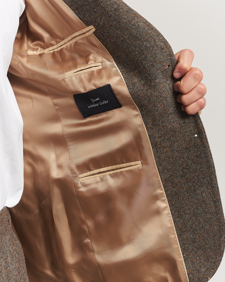 Herren | Sakkos | Walker Slater | Edward Shetland Wool Donegal Blazer Dark Green